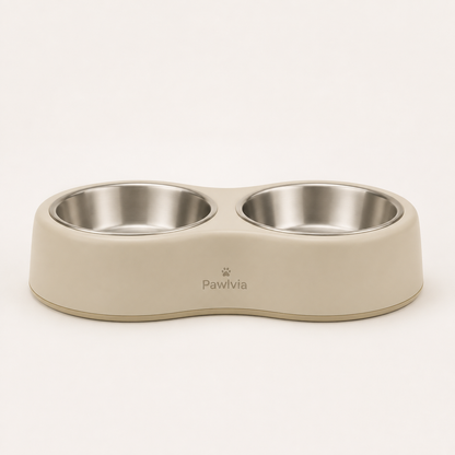 Pawlvia DuoServe Raised Pet Bowls product image