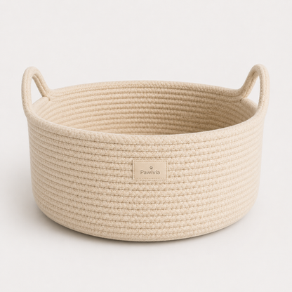 Pawlvia TidyToy Cotton Storage Basket product image
