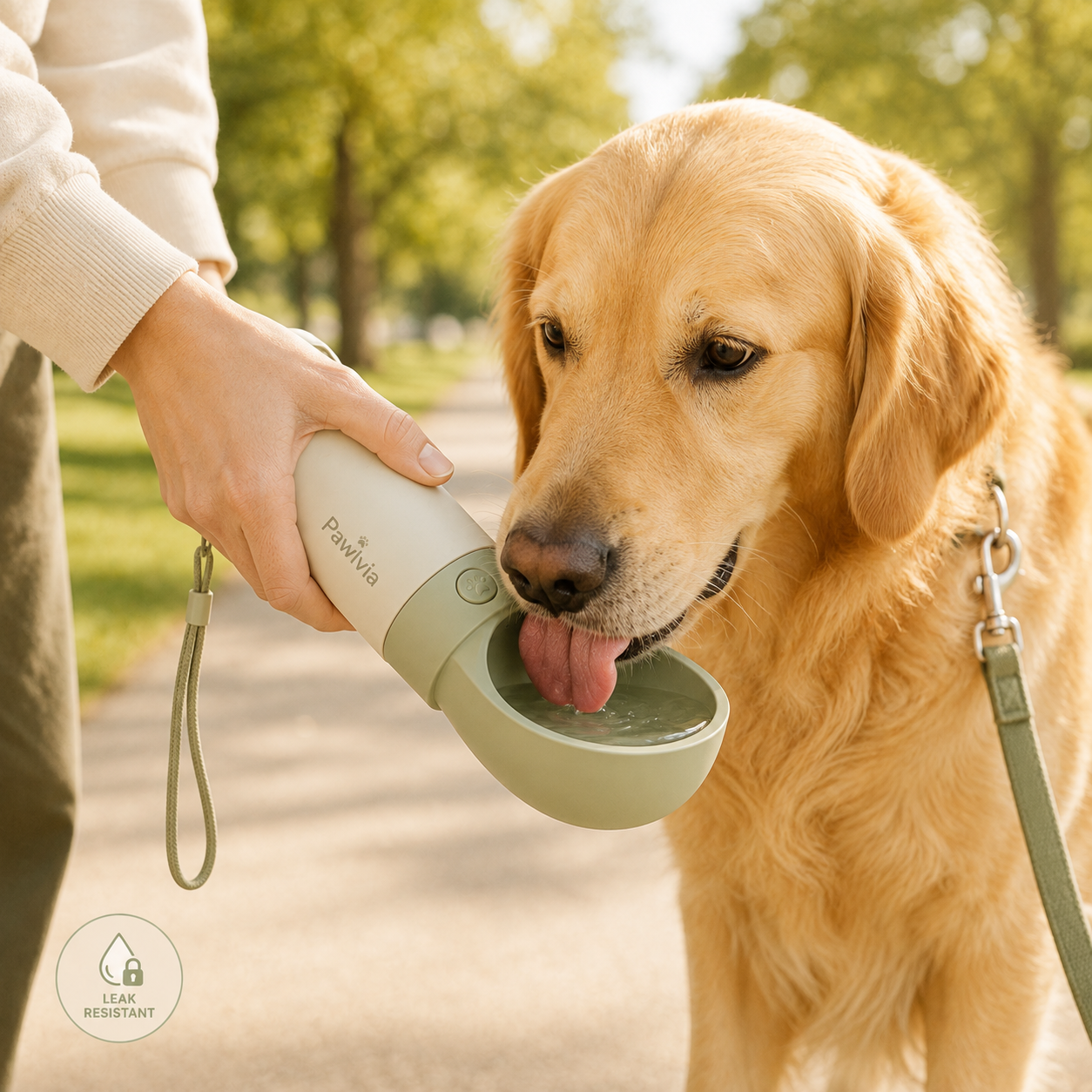 Pawlvia SipWell Travel Water Bottle product image
